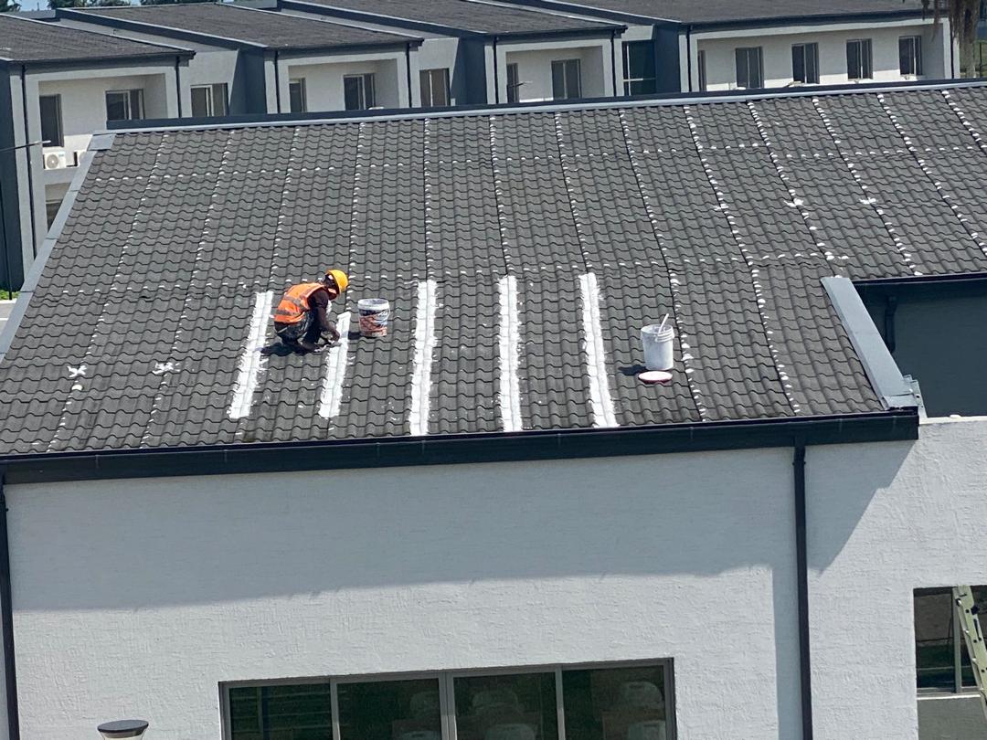 HydroSeal being applied on site